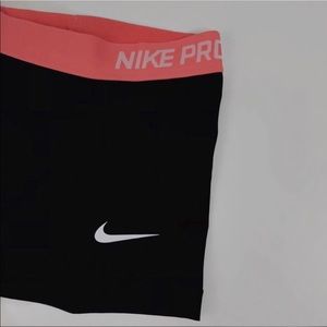 Nike Pro Black and Pink Spandex